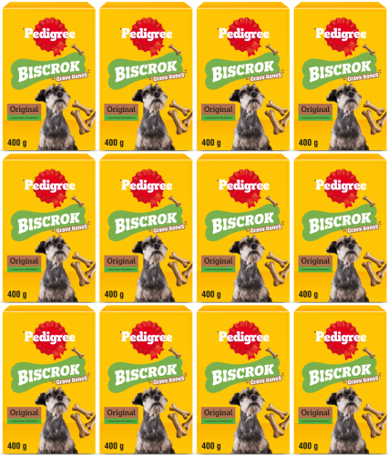 PEDIGREE Przysmak Biscrok Gravy Bones 12x400g