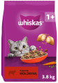 Whiskas Sucha Wołowina 3,8kg