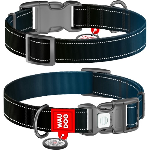 WAUDOG Obroża Mono QR Czarny S 15mm 25-35cm