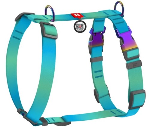 WAUDOG Szelki Gradient Guard QR L 65-95cm Niebieski 2 klamry