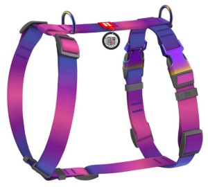 WAUDOG Szelki Gradient Guard QR M 47-65cm Fioletowe 2 klamry
