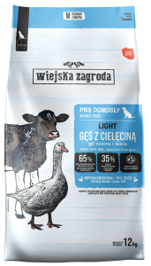 Wiejska Zagroda Sucha Light Gęś Cielęcina 12kg