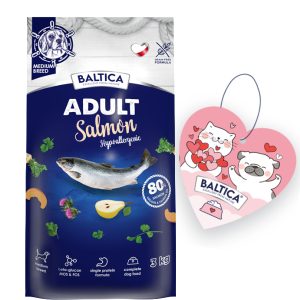 Baltica Salmon Hypoallergenic M/L 3kg + Prezent