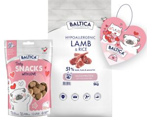Baltica Mono Adult Lamb Rice S 9kg + Prezent