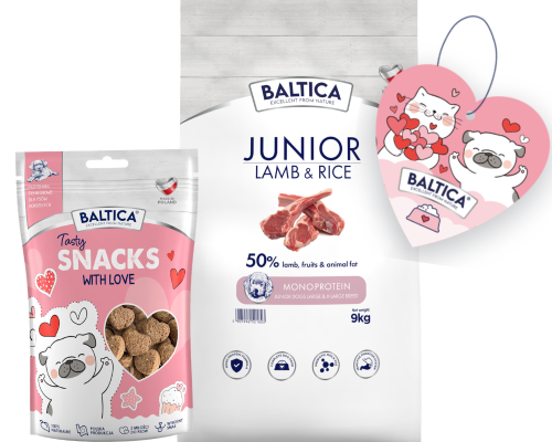 Baltica Mono Junior Lamb Rice L/XL 9kg + Prezent