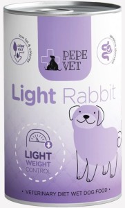 Paka Zwierzaka Mokra Vet Light Rabbit 400g