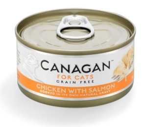 Canagan Kot Mokra Chicken Salmon 75g