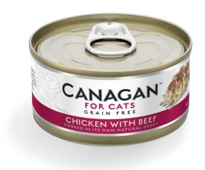 Canagan Kot Mokra Chicken Beef 75g