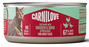 CARNILOVE Cat Chicken Duck Pheasant 100g