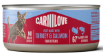 CARNILOVE Cat Kitten Turkey Salmon 100g