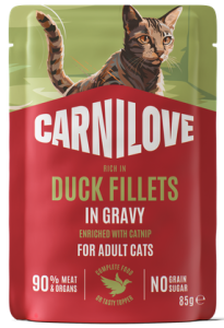 CARNILOVE Cat Pouch Gravy Duck 85g