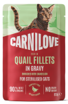 CARNILOVE Cat Pouch Gravy Quail Sterilised 85g