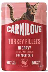 CARNILOVE Cat Pouch Gravy Turkey 85g