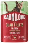 CARNILOVE Cat Pouch Jelly Quail 85g