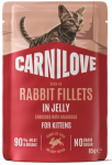 CARNILOVE Cat Kittens Pouch Jelly Rabbit 85g
