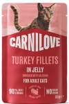 CARNILOVE Cat Pouch Jelly Turkey 85g
