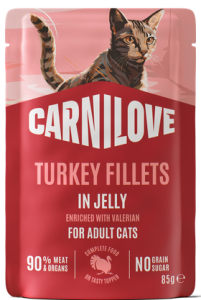 CARNILOVE Cat Pouch Jelly Turkey 85g