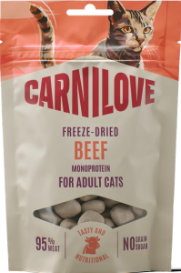 CARNILOVE Cat Snack Freeze Dried Beef 40g