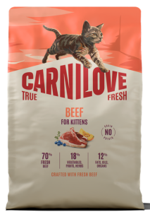 CARNILOVE Cat True Fresh Kittens Beef 2kg