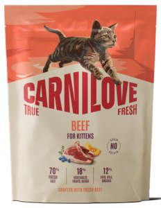 CARNILOVE Cat True Fresh Kittens Beef 400g