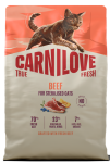 CARNILOVE Cat True Fresh Sterilised Beef 2kg
