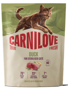 CARNILOVE Cat True Fresh Sterilised Duck 400g