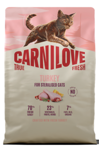 CARNILOVE Cat True Fresh Sterilised Turkey 2kg
