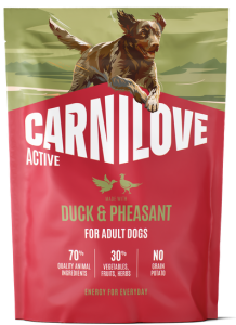 CARNILOVE Dog Active Adult Duck Pheasant 1,5kg