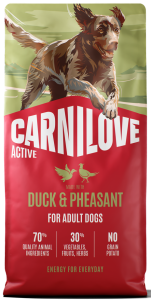 CARNILOVE Dog Active Adult Duck Pheasant 12kg