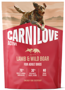 CARNILOVE Dog Active Adult Lamb Wild Boar 1,5kg