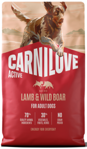 CARNILOVE Dog Active Adult Lamb Wild Boar 4kg