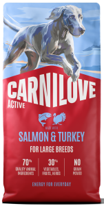 CARNILOVE Dog Active Adult Large Breeds Salmon Turkey 12kg