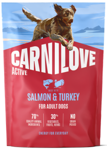 CARNILOVE Dog Active Adult Salmon Turkey 1,5kg