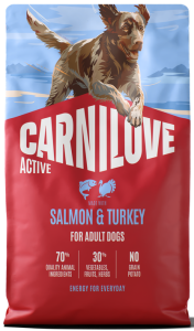 CARNILOVE Dog Active Adult Salmon Turkey 4kg