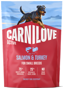 CARNILOVE Dog Active Adult Small Breeds Salmon Turkey 1,5kg