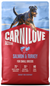 CARNILOVE Dog Active Adult Small Breeds Salmon Turkey 4kg