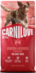 CARNILOVE Dog Active Adult Venison Reindeer 12kg