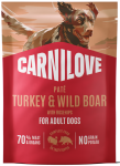 CARNILOVE Dog Pouch Turkey Wildboar 300g