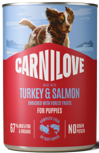 CARNILOVE Dog Puppy Turkey Salmon 400g