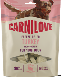 CARNILOVE Dog Snack Freeze Dried Turkey 60g