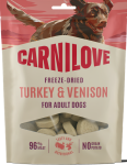 CARNILOVE Dog Snack Freeze Dried Turkey Veniso 60g