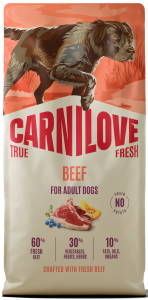 CARNILOVE Dog True Fresh Adult Beef 12kg