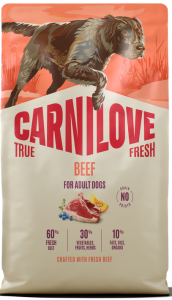 CARNILOVE Dog True Fresh Adult Beef 4kg