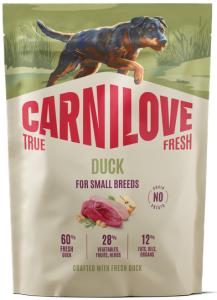 CARNILOVE Dog True Fresh Adult Small Breeds Duck 1,5kg