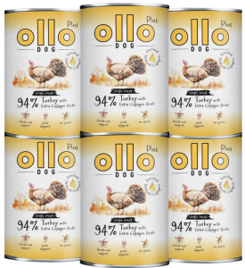Ollo Plus Kolagen Indyk 6x400g