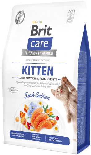 Brit Care Cat GF Kitten Salmon 2kg