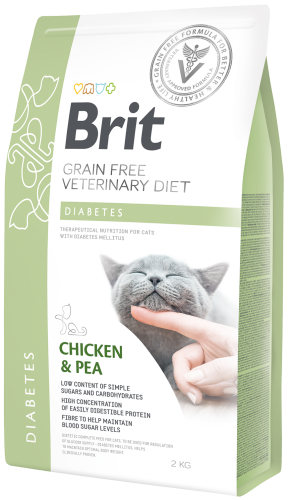 Brit Veterinary Cat GF Diabetes 2kg