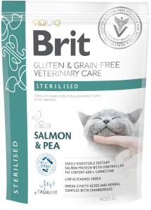 Brit Veterinary Cat GF Sterilised 400g