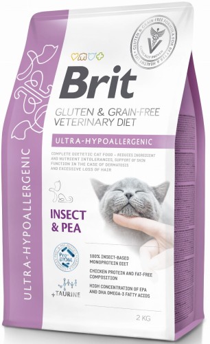 Brit Veterinary Cat GF Ultra Hypoallergenic 2kg