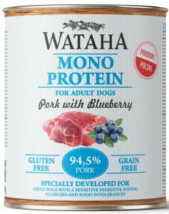 Wataha Mono Wieprzowina Borówka 800g